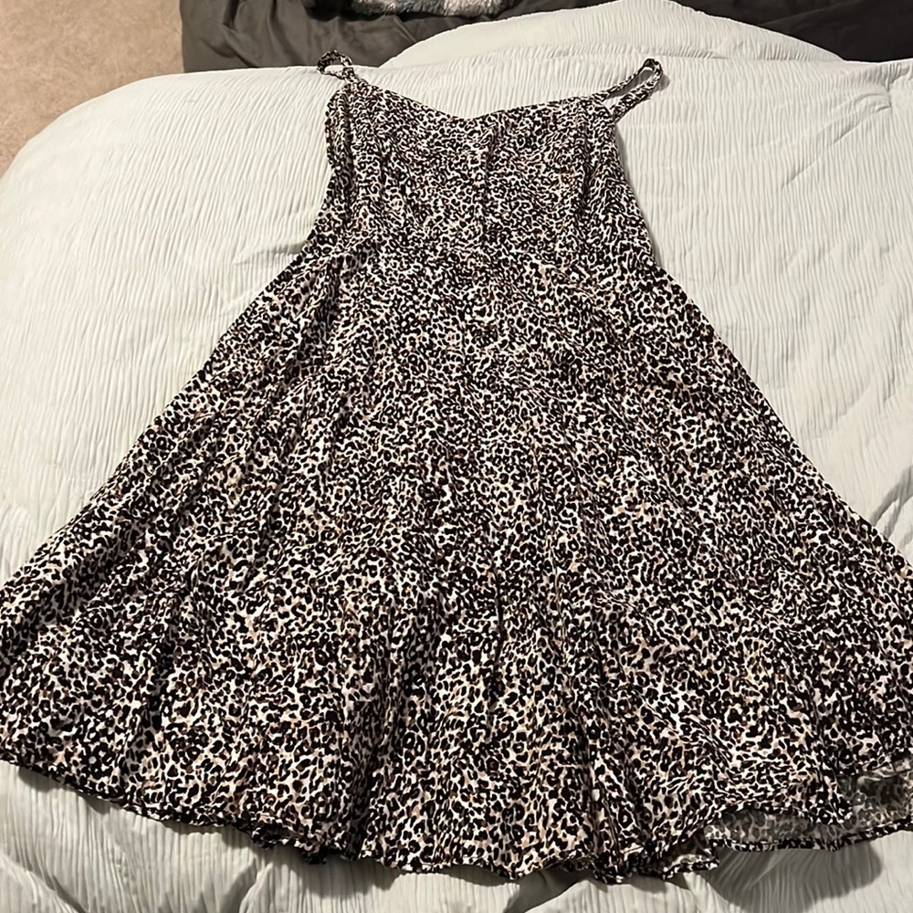 cheetah print dress
